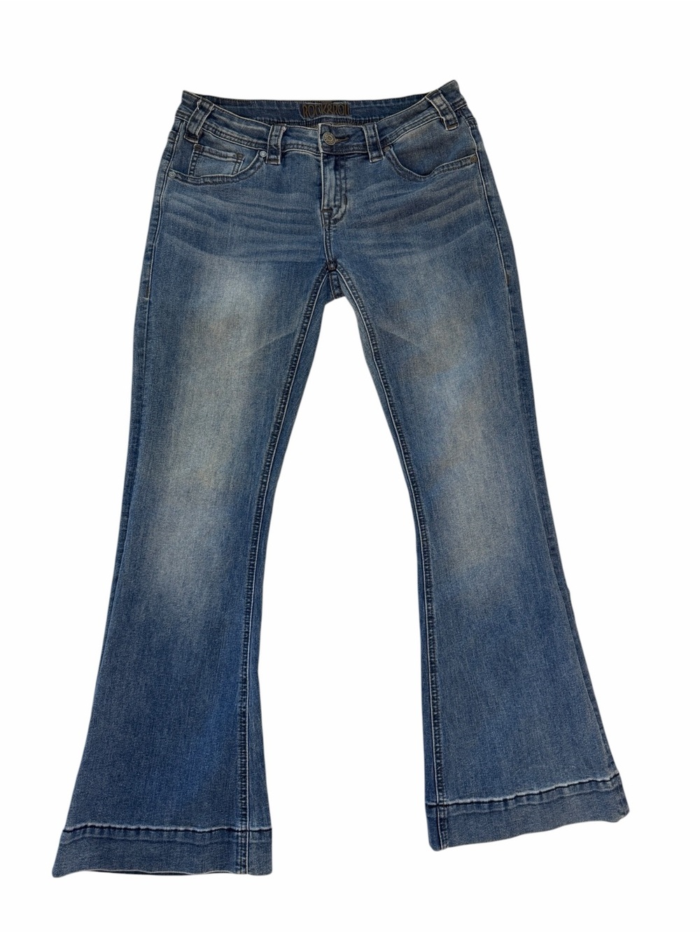 Rock & Roll Cowgirl Blue Flare Jeans